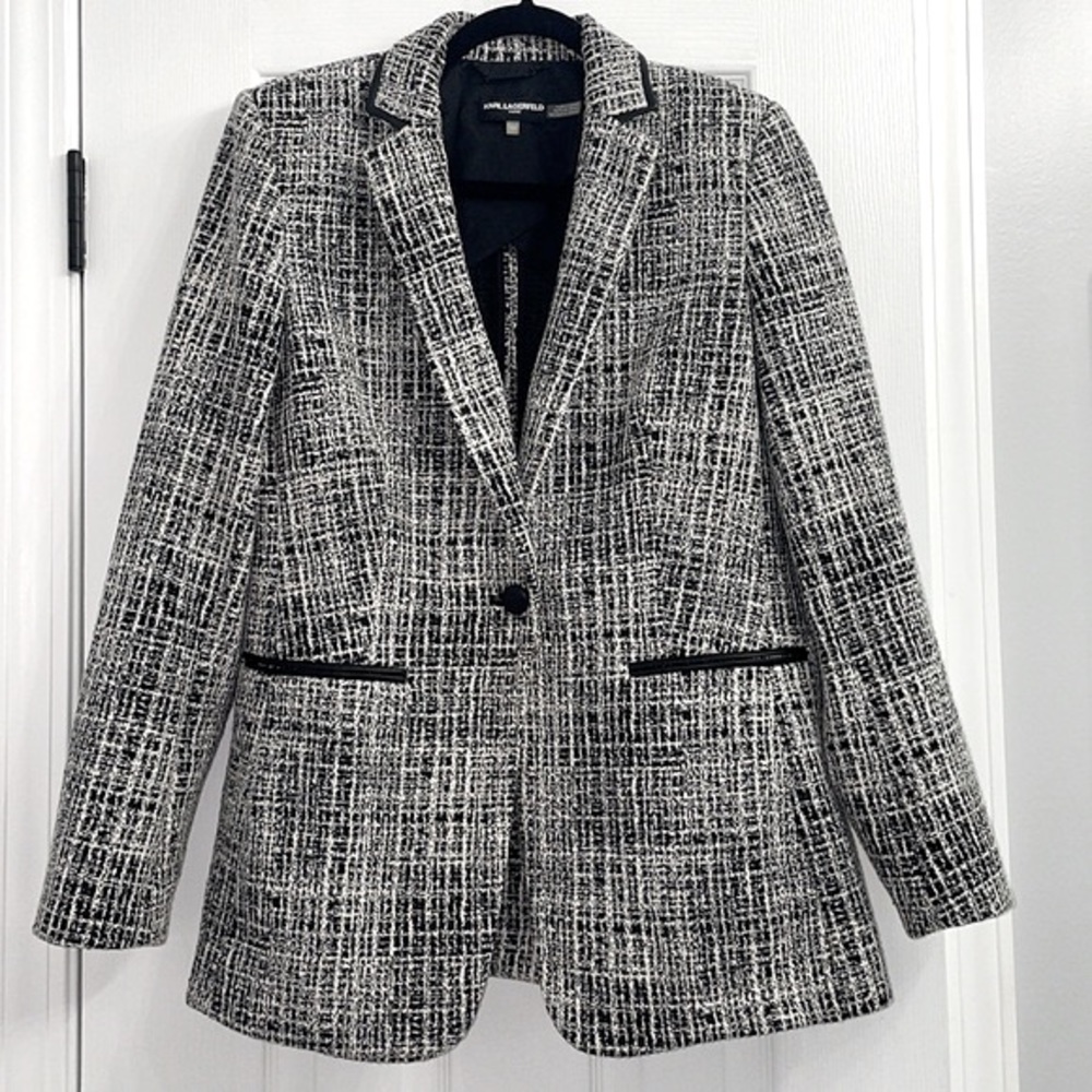 Karl Lagerfeld Tweed Blazer
